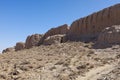 Ruins of fortress Ayaz Kala Ã¢â¬ÅIce FortressÃ¢â¬Â ancient Khorezm, in the Kyzylkum desert in Uzbekistan